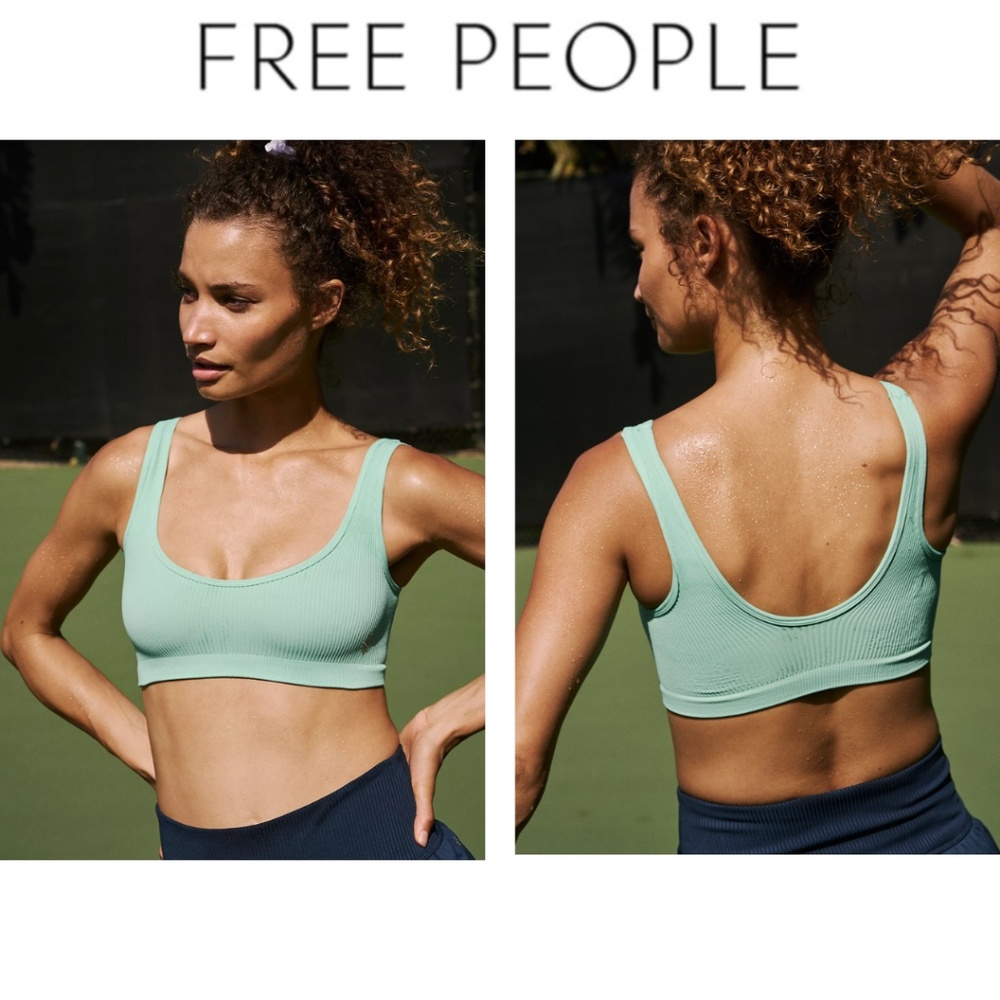 Free People Happiness Runs Scoop Neck Bra